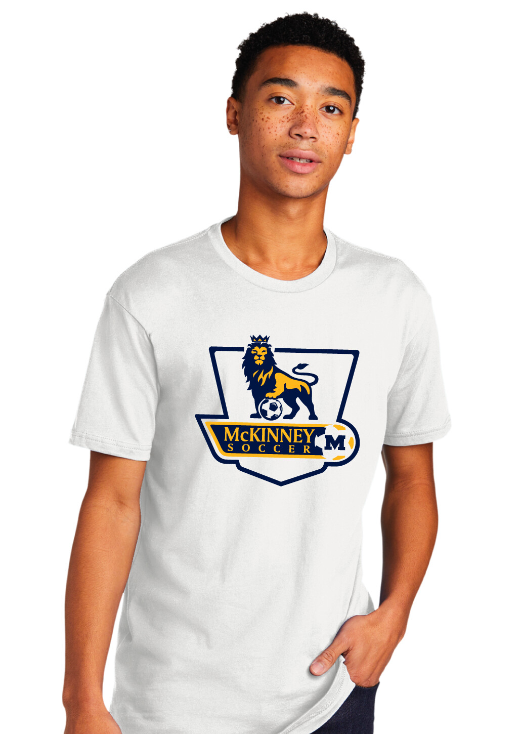 McKinney Soccer - Boys Logo - Next Level Short Sleeve
