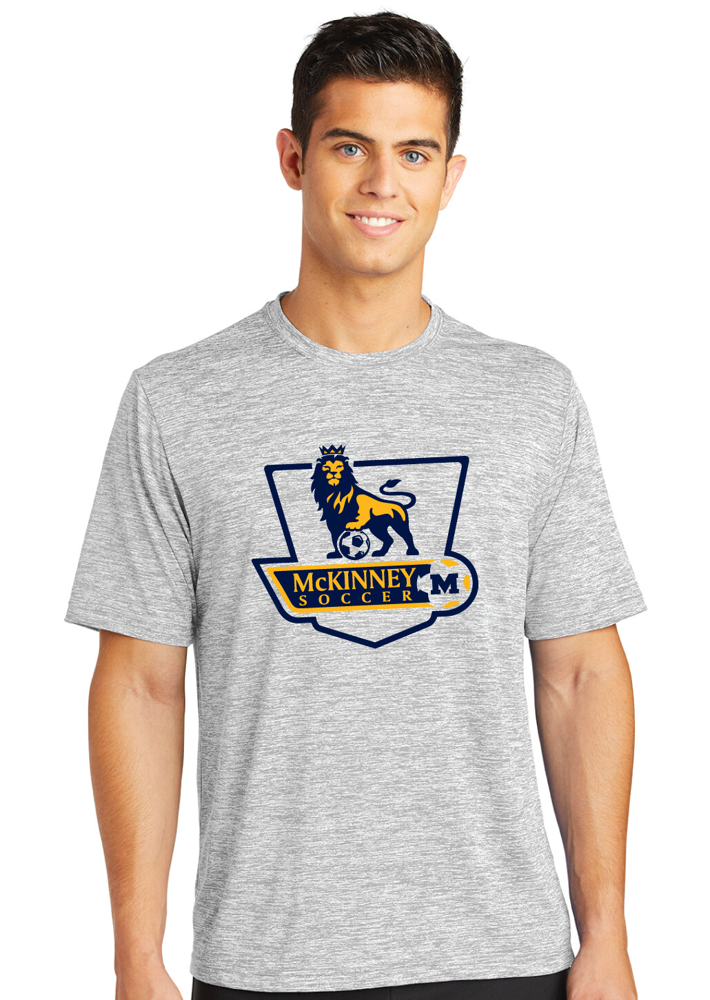 McKinney Soccer - Boys Logo - Electric Dri-Fit Short Sleeve
