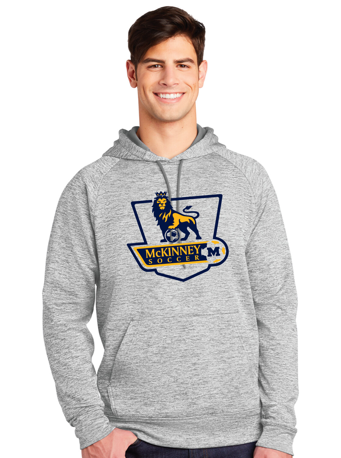 McKinney Soccer - Boys Logo - Electric Dri-Fit Hoodie