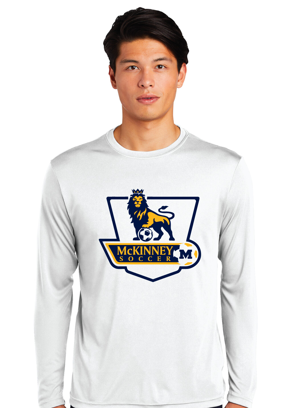 McKinney Soccer - Boys Logo - Dri-Fit Long Sleeve