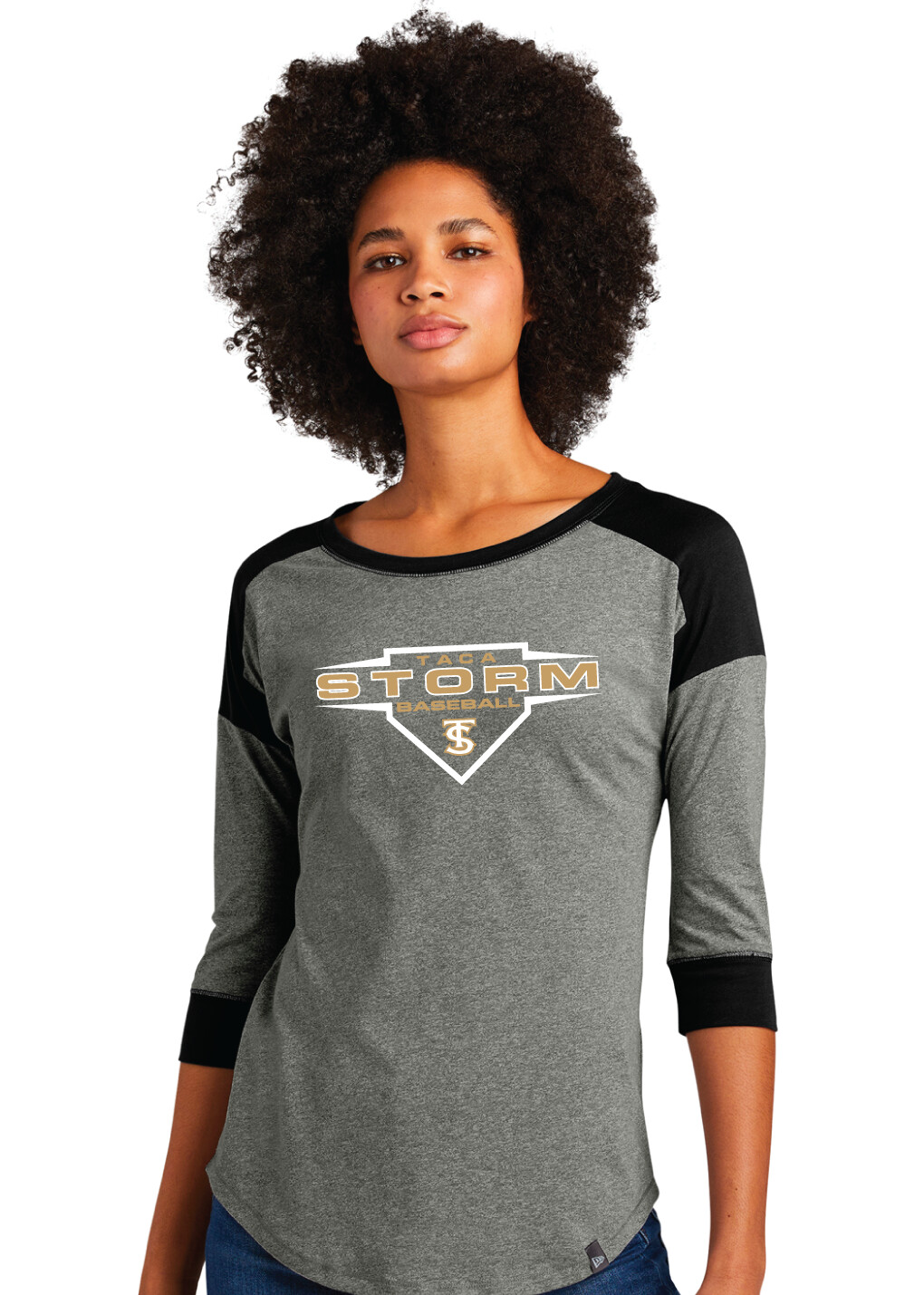 TACA Baseball - Home Plate - 3/4 Sleeve Baseball Raglan Tee