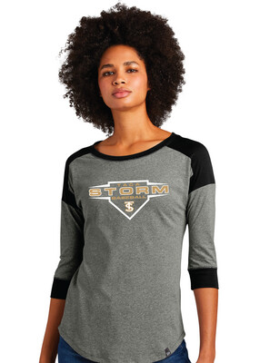 TACA Baseball - Home Plate - 3/4 Sleeve Baseball Raglan Tee