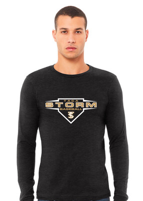 TACA Baseball - Home Plate - Bella+Canvas Long Sleeve