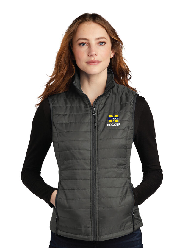 McKinney Soccer - Ladies Packable Puffy Vest