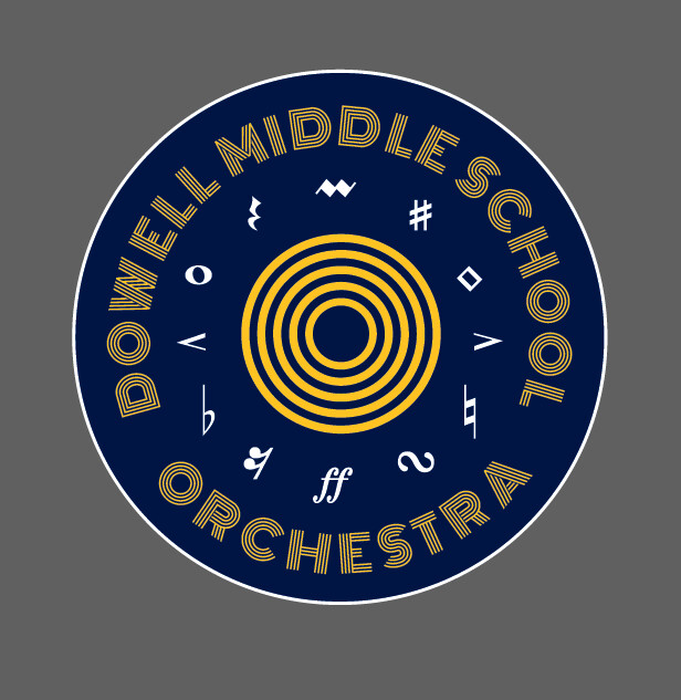 Dowell Orchestra - Window Decal