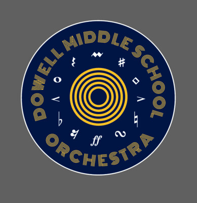 Dowell Orchestra - Window Decal