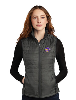 HSU Softball - Ladies Packable Puffy Vest