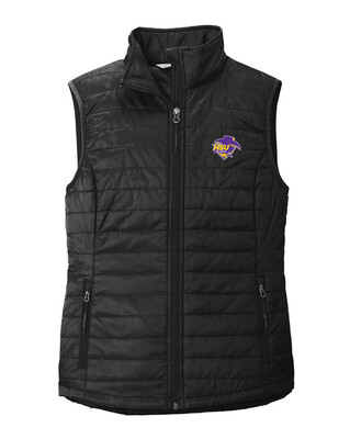 HSU Softball - Ladies Packable Puffy Vest