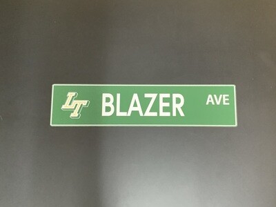 Lebanon Trail Blazers - Street Sign