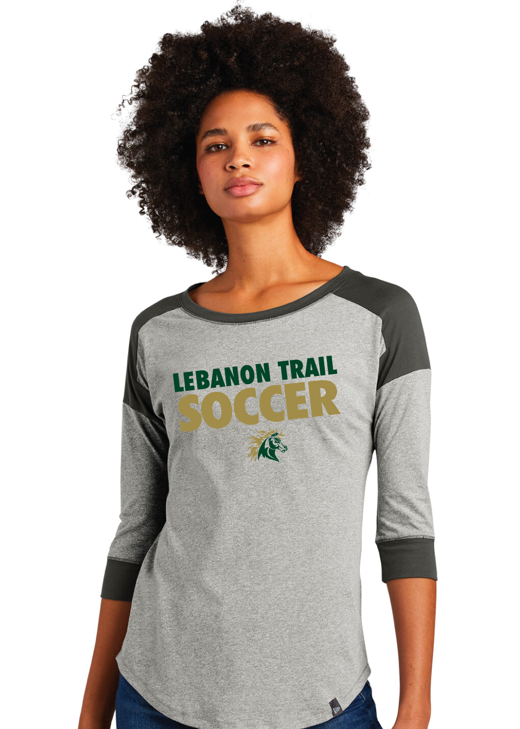 Lebanon Trail Girls Soccer - Soccer - 3/4 Sleeve Baseball Raglan Tee
