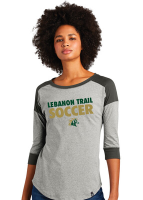 Lebanon Trail Girls Soccer - Soccer - 3/4 Sleeve Baseball Raglan Tee
