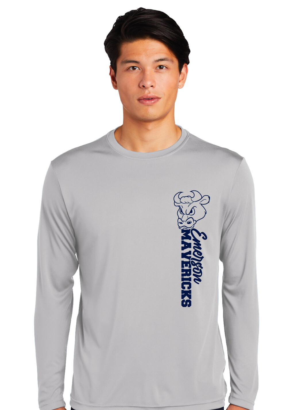 Emerson Baseball - Vertical - Dri-Fit Long Sleeve