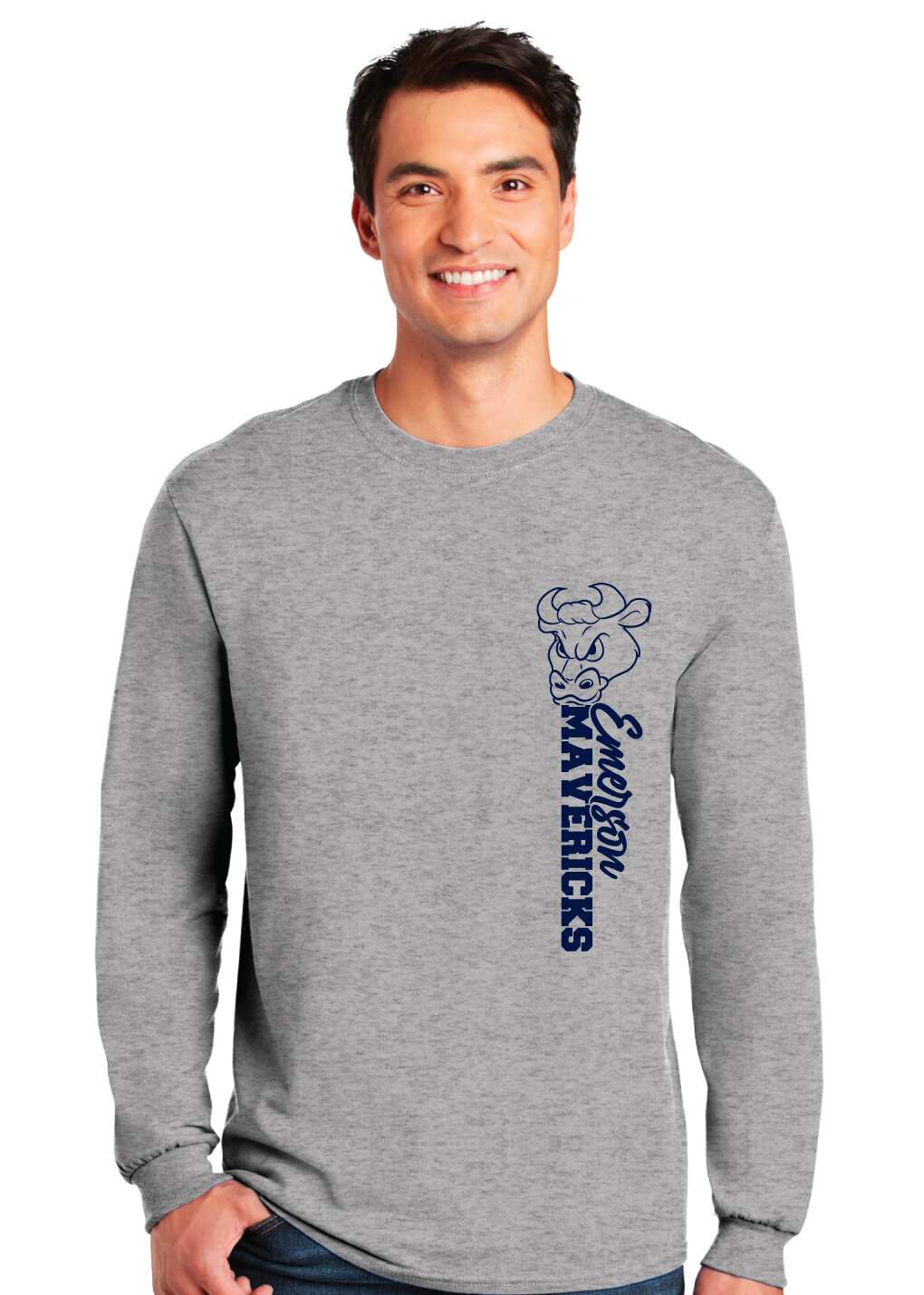Emerson Baseball - Vertical - Long Sleeve