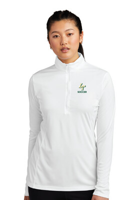 Lebanon Trail Girls Soccer - Embroidered Ladies Quarter-Zip