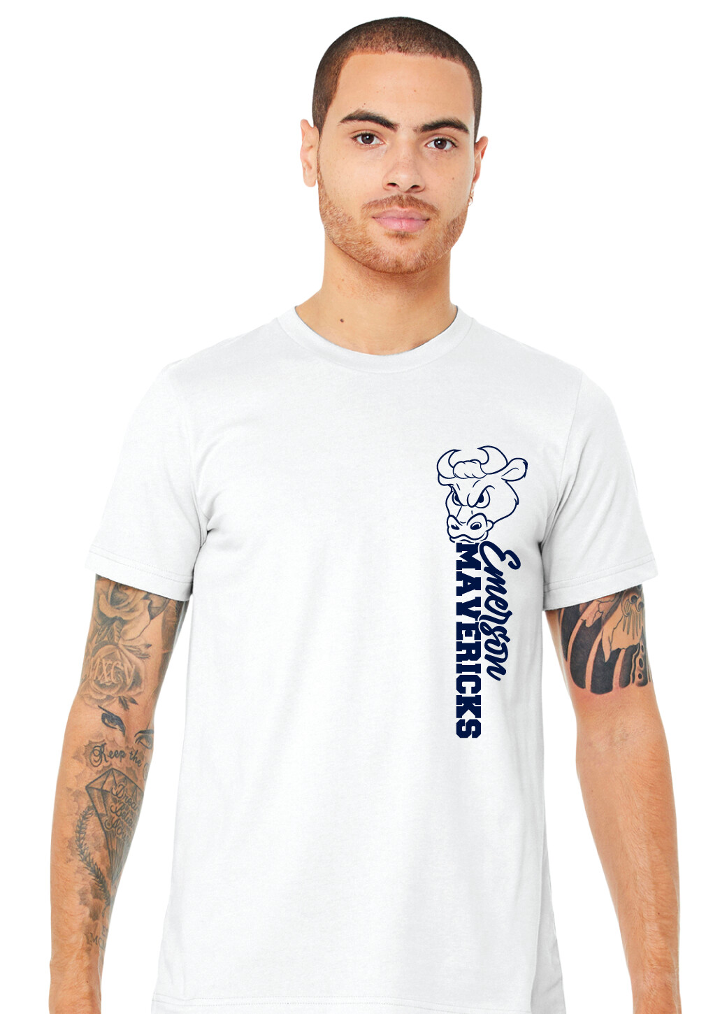 Emerson Baseball - Vertical - Bella+Canvas Short Sleeve