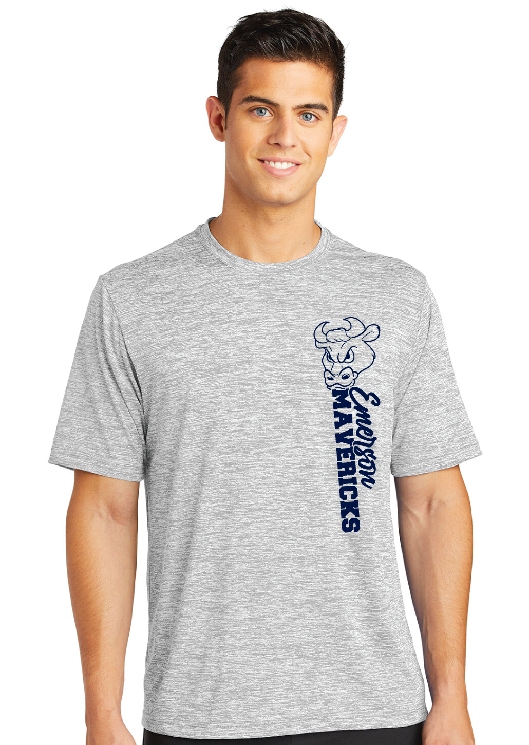 Emerson Baseball - Vertical - Electric Dri-Fit Short Sleeve