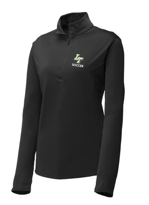 Lebanon Trail Girls Soccer - Embroidered Ladies Quarter-Zip