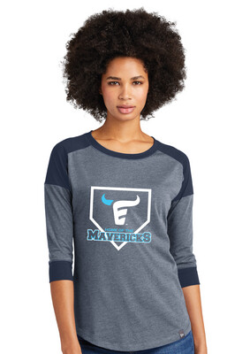 Emerson Baseball - Home Plate - 3/4 Sleeve Baseball Raglan Tee