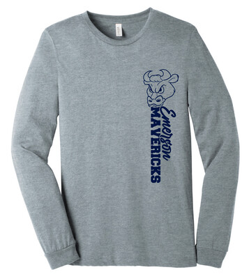 Emerson Baseball - Vertical - Bella+Canvas Long Sleeve