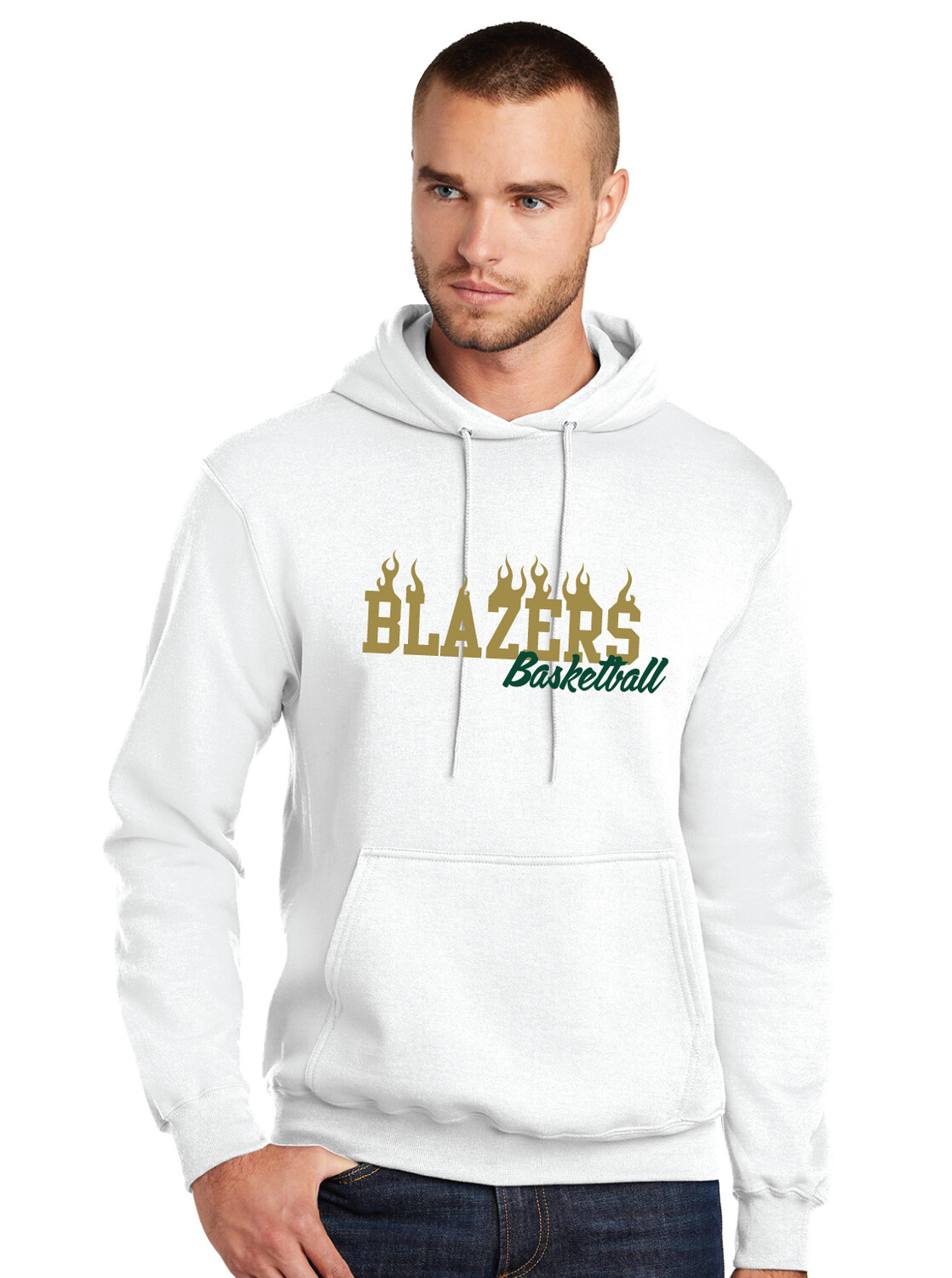 Lebanon Trail Basketball - Flames - Hoodie