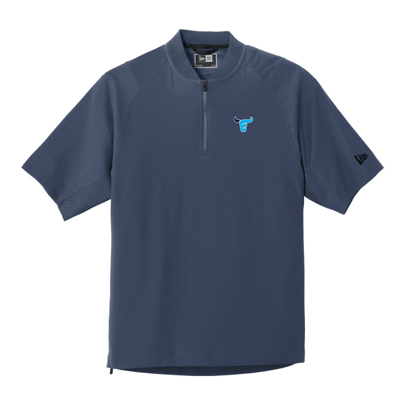 Emerson Softball - New Era® Short Sleeve 1/4-Zip Jacket, Color: Navy
