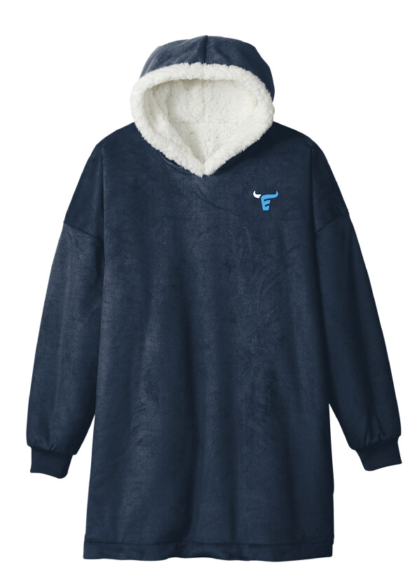Emerson Softball - Wearable Blanket, Color: Navy Eclipse