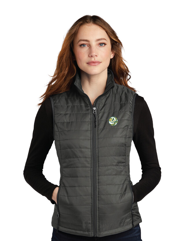Lebanon Trail Basketball - Ladies Packable Puffy Vest