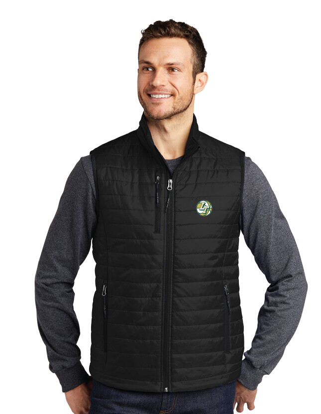 Lebanon Trail Basketball - Mens Packable Puffy Vest