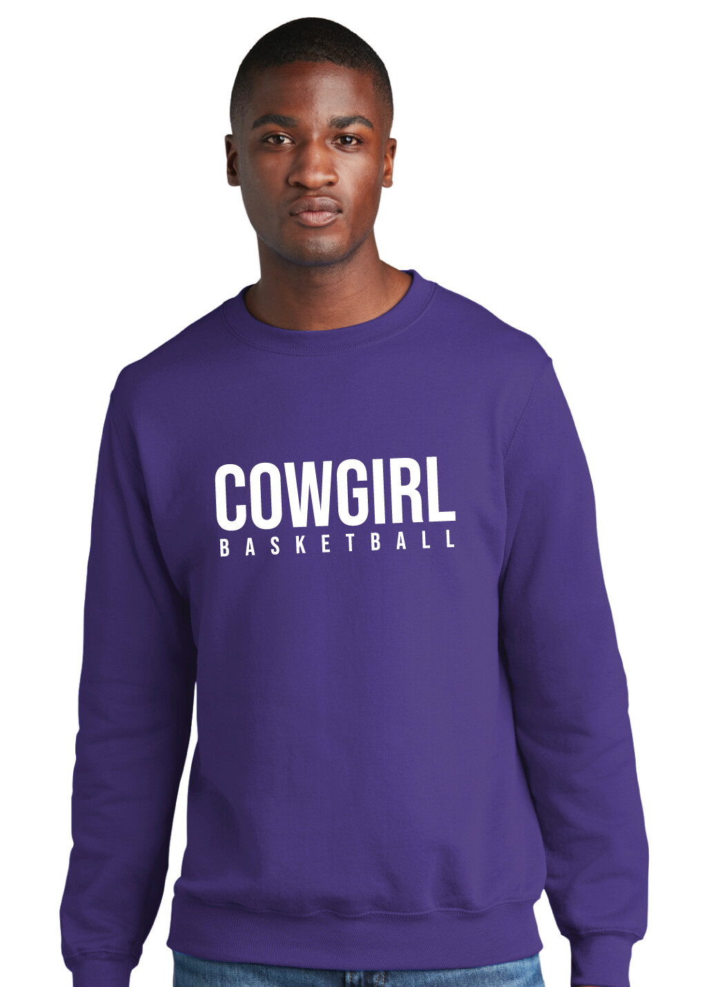 HSU Women&#39;s Basketball - Cowgirl Basketball - Crew Sweatshirt