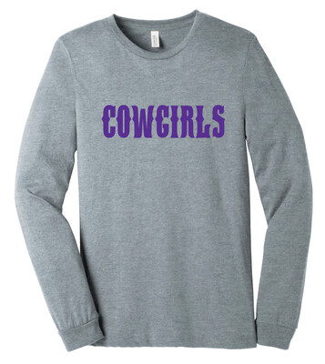 HSU Women's Basketball - Cowgirls - Bella+Canvas Long Sleeve