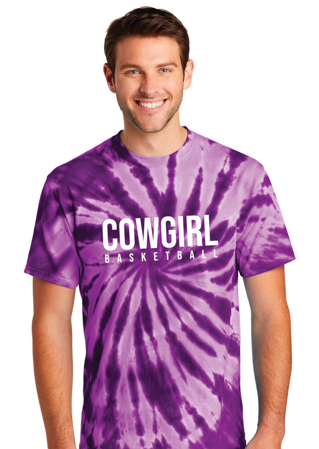 HSU Women&#39;s Basketball - Cowgirl Basketball - Tie Dye Short Sleeve Tee