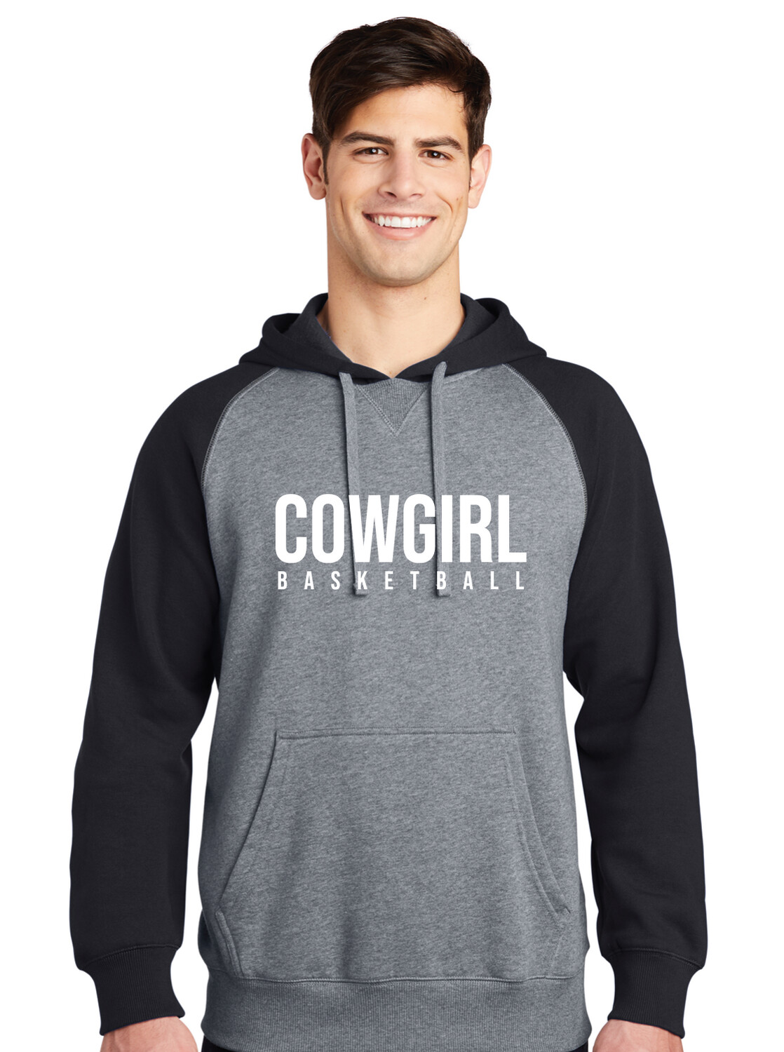 HSU Women&#39;s Basketball - Cowgirl Basketball - Raglan Hoodie