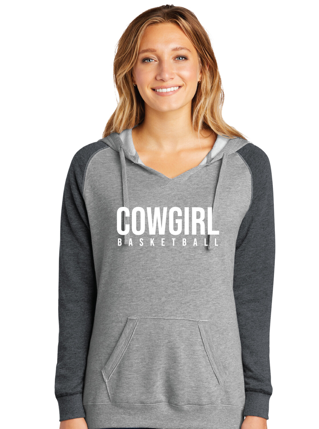 HSU Women&#39;s Basketball - Cowgirl Basketball - Lightweight Raglan Hoodie