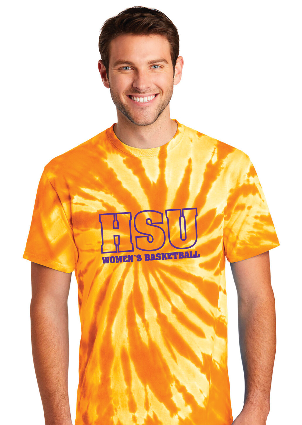 HSU Women&#39;s Basketball - Big HSU - Tie Dye Short Sleeve
