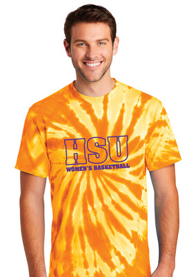 HSU Women&#39;s Basketball - Big HSU - Tie Dye Short Sleeve