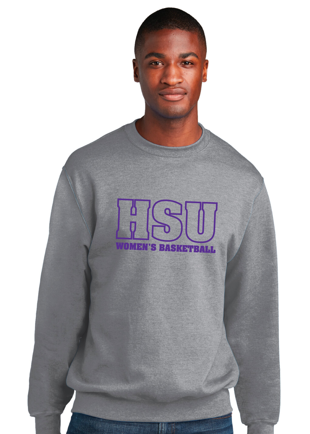 HSU Women&#39;s Basketball - Big HSU - Crew Sweatshirt