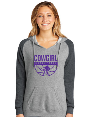 HSU Women&#39;s Basketball - Half Basketball - Lightweight Raglan Hoodie