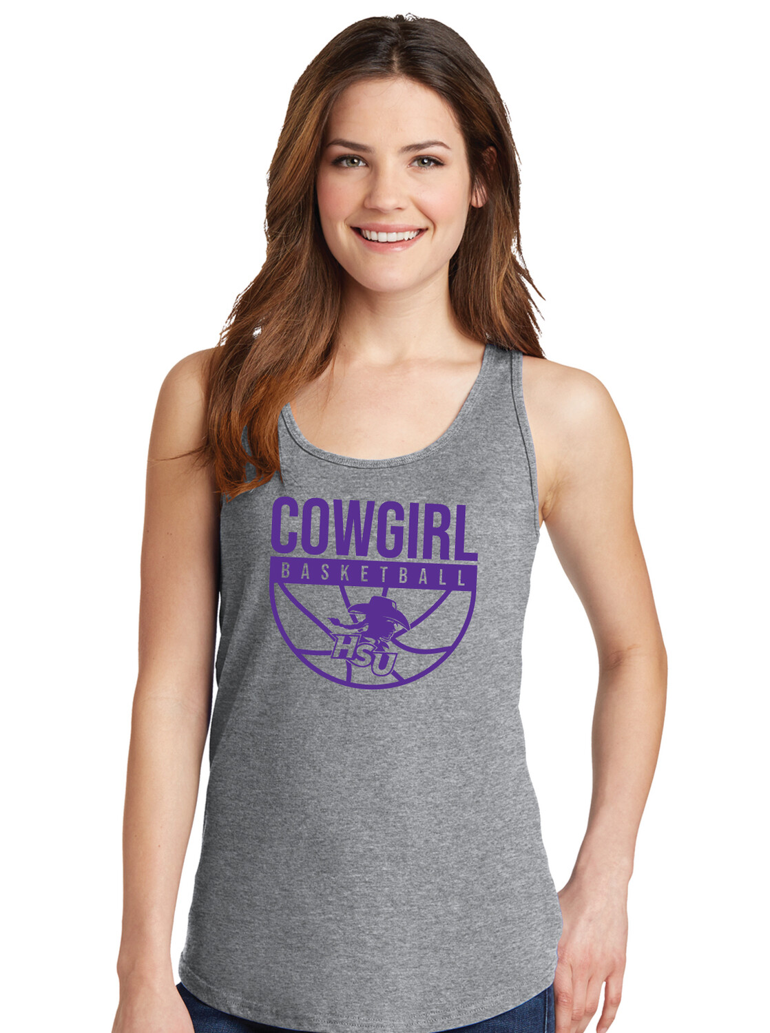 HSU Women&#39;s Basketball - Half Basketball - Cotton Tank