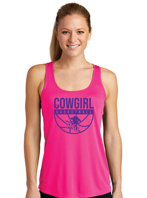HSU Women&#39;s Basketball - Half Basketball - Dri-Fit Racerback Tank