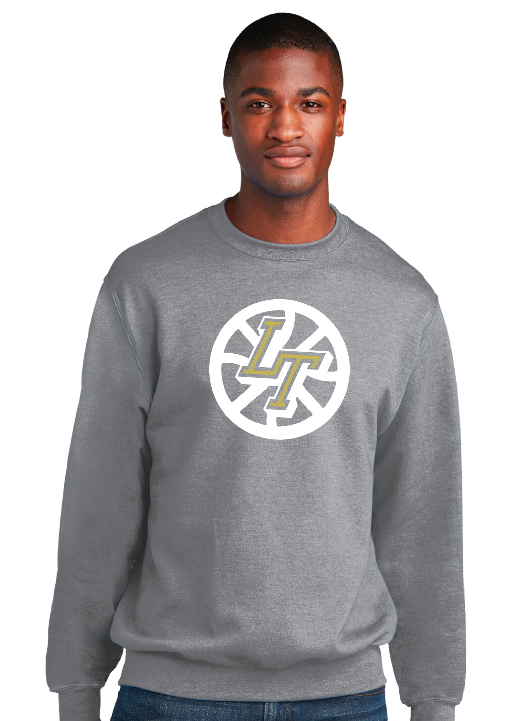 Lebanon Trail Basketball - Big Ball - Crew Sweatshirt