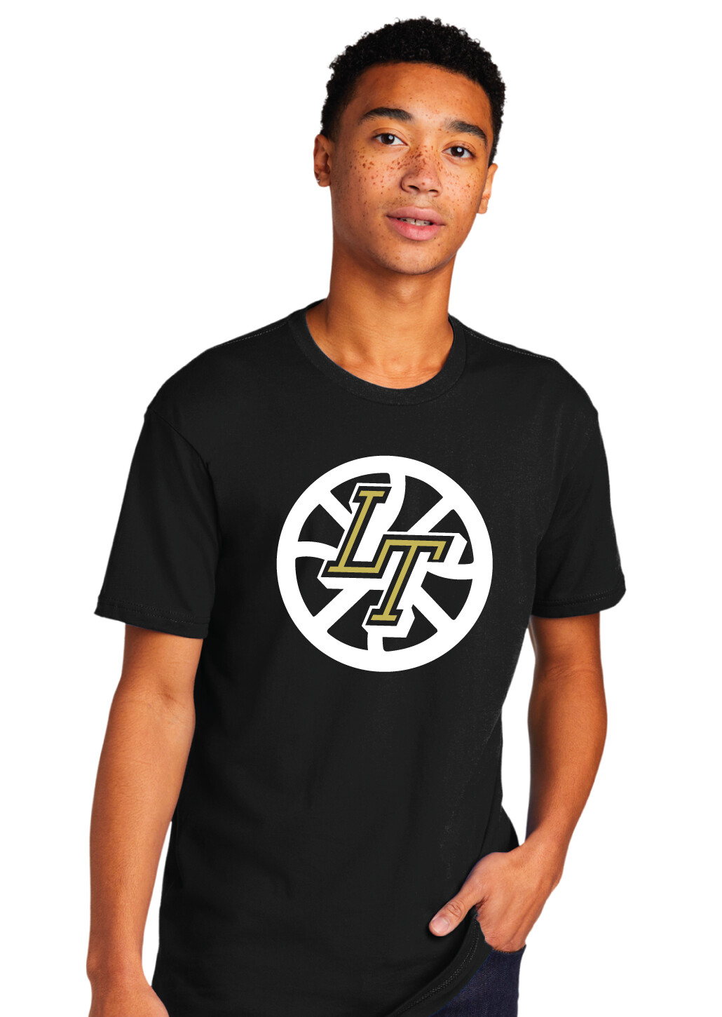 Lebanon Trail Basketball - Big Ball - Next Level Short Sleeve