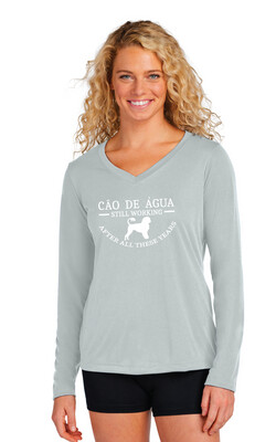 OHA- Cāo De Água - Dri-Fit V-Neck Long Sleeve