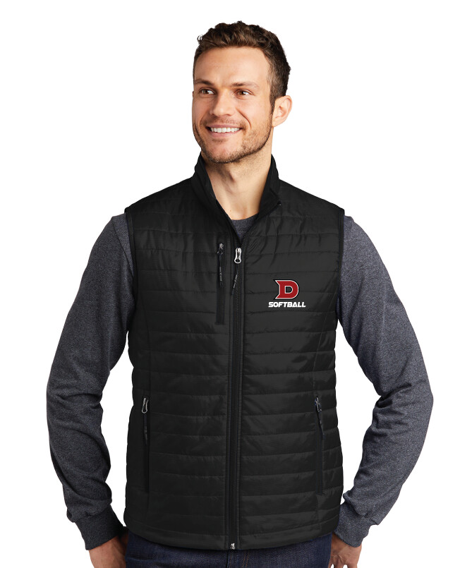 DCC Softball - Mens Packable Puffy Vest