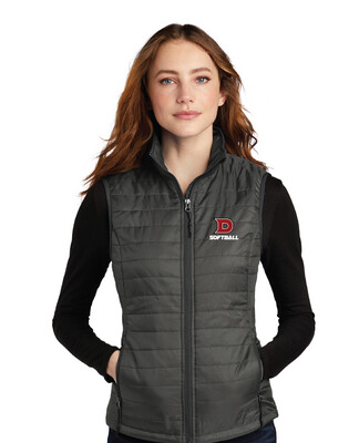 DCC Softball - Ladies Packable Puffy Vest