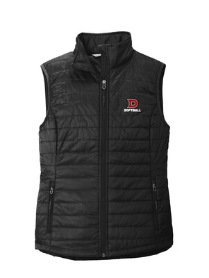 DCC Softball - Ladies Packable Puffy Vest