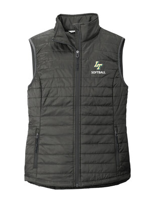 Lebanon Trail Softball - Ladies Packable Puffy Vest