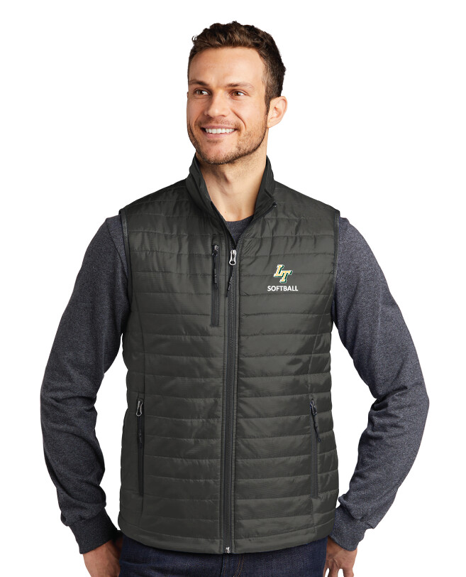 Lebanon Trail Softball - Mens Packable Puffy Vest
