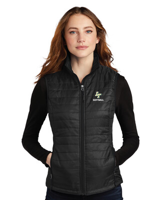 Lebanon Trail Softball - Ladies Packable Puffy Vest