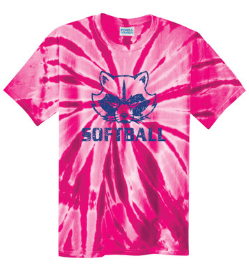 Frisco Softball - Raccoon - Tie Dye Short Sleeve