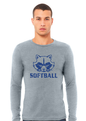 Frisco Softball - Raccoon - Bella+Canvas Long Sleeve